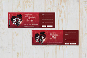 Valentines Day Party Ticket