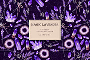 Magic Lavender Pattern, a Pattern Graphic by GreyLilac (Thumbnail 1 of 3)