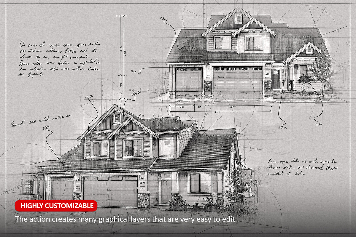Concept Sketch Photoshop Action, an Action Add-On by Blacknull (Photo 5 of 12)