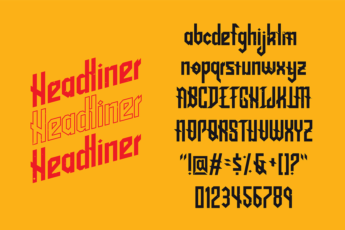 Judas Blackletter Display Font, a Blackletter Font by Fried Design Company (Photo 3 of 15)