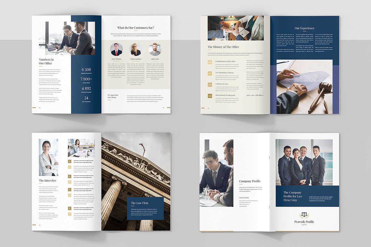 Lawyer Business Brochure Canva, a Brochure Template by artbart (Photo 4 of 5)