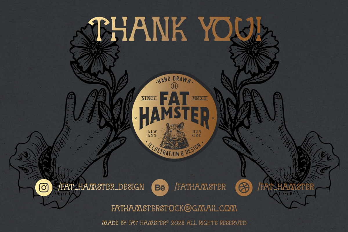 MYSTIQ mysterious display font, a Serif Font by Fat Hamster (Photo 16 of 16)