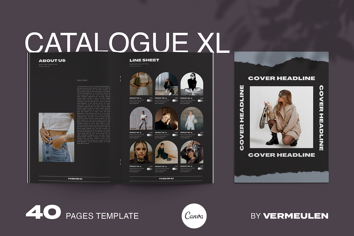 Line Sheet & Pricing Guide Template, a Brochure Template by Vermeulen Design Studio (Photo 1 of 5)