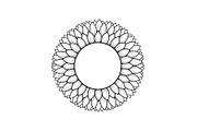 Floral Mandala Circle Frame Bundle, an Illustration by Gaye Art (Thumbnail 27 of 51)