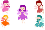 Fairy Clipart Set, a Decorative Illustration by Expose_Adam (Thumbnail 2 of 3)