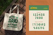 Lemona - Hybrid Style, a Slab Serif Font by Burntilldead (Thumbnail 12 of 13)