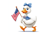 Prompt Pastel Goose Reading Clipart, a Decorative Illustration by Creative design (Thumbnail 7 of 7)