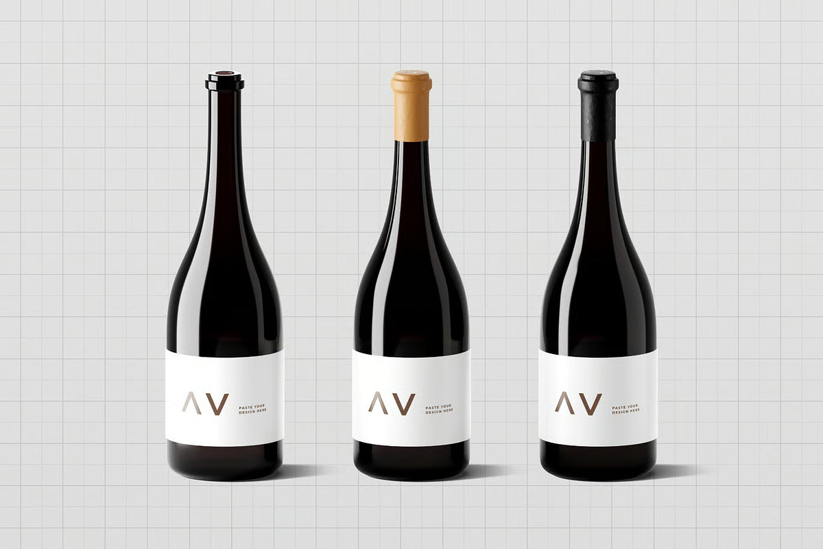 Wine Bottle Mockup, a Product Mockup by zpackcreative (Photo 2 of 4)