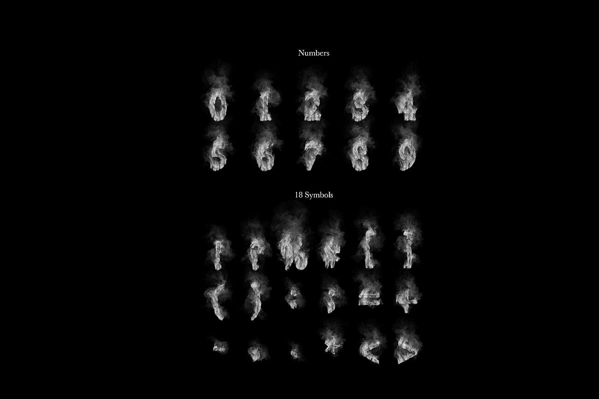 Smoke Letters / Letters Animation, an Object Graphic by GK Creative (Photo 8 of 8)