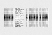 Bombehond 1993, a Sans Serif Font by OWL KING (Thumbnail 7 of 9)