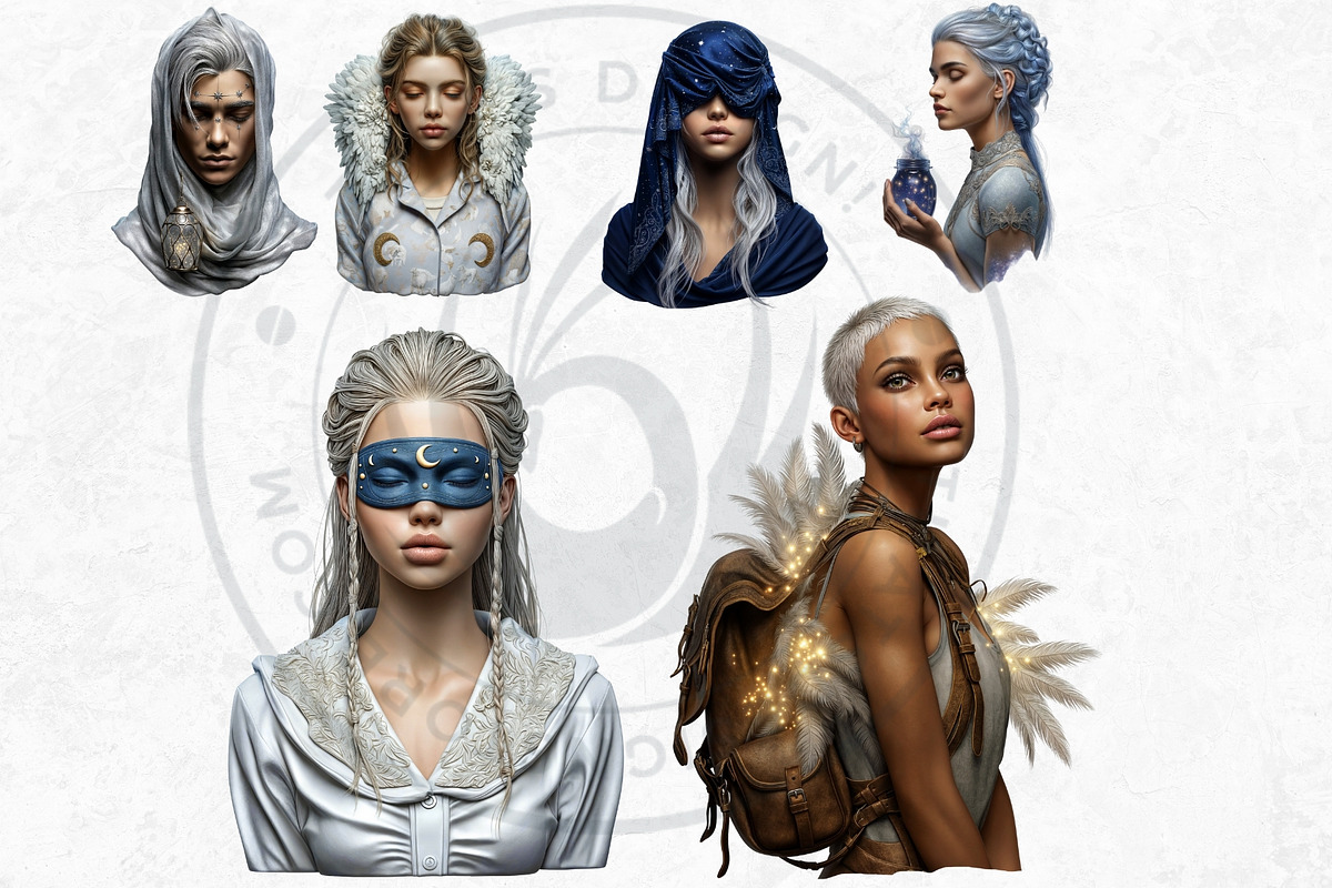 Dream Drifters Surreal Cliparts, a Person Illustration by ThatsDesignArt (Photo 11 of 15)