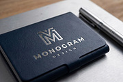 Monogram Letter M Logo Design, a Branding & Logo Template by johnkent (Thumbnail 2 of 5)