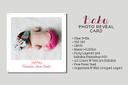 Baby Photo Reveal Card, a Card Template by Cyrah's Collection (Thumbnail 1 of 3)