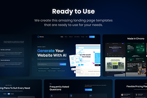 Chrono - AI Website Builder UI Kit