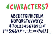 Grinch Sketch Font, a Handwritten Font by Miss Tiina (Thumbnail 2 of 5)