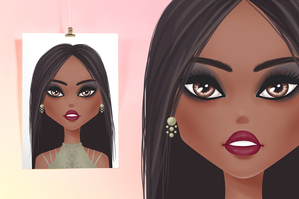 Girls portrait creator., a Person Illustration by Yana Lesiuk (Photo 7 of 11)