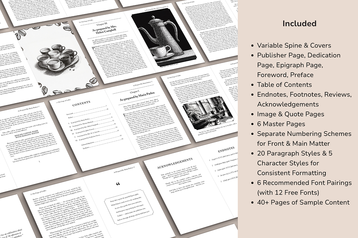 InDesign Book Template, a Marketing Template by OrganizationOasisRo (Photo 7 of 10)