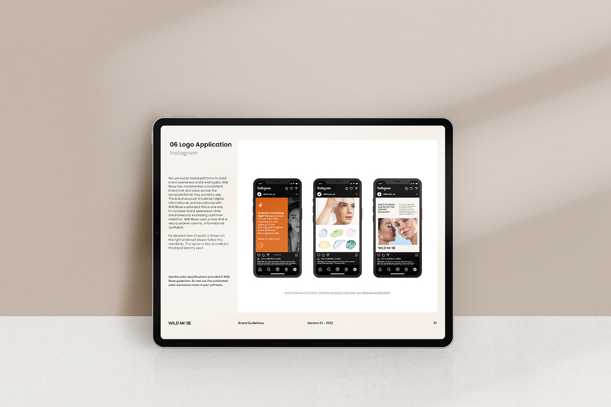 WILD MUSE / Brand Guidelines, a Brochure Template by Studio Dara (Photo 18 of 23)