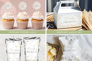 Editable Bee Day 1st Birthday Bundle, an Invitation Template by Digital_Mind (Thumbnail 7 of 9)