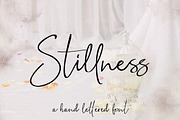Stillness Handwritten Script Font, a Script Font by savanamm design (Thumbnail 1 of 8)