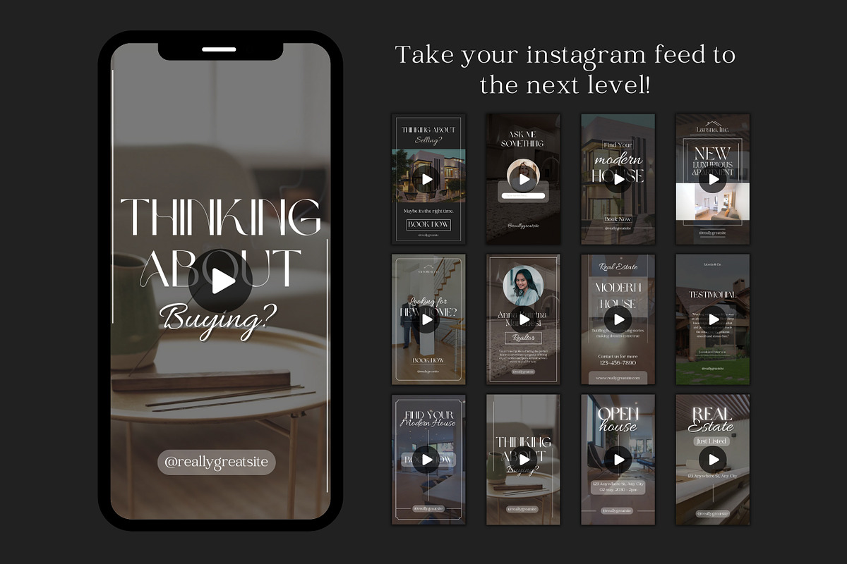 100 Realtor Reel Canva Templates, a Templates & Theme by TemplateCastleStore (Photo 7 of 10)