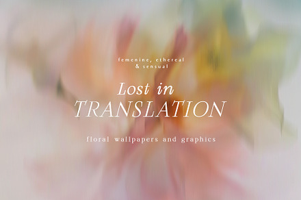 Floral ethereal blurry backgrounds