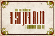 A sogra Ruth -font-, a Sans Serif Font by deFharo (Thumbnail 1 of 4)