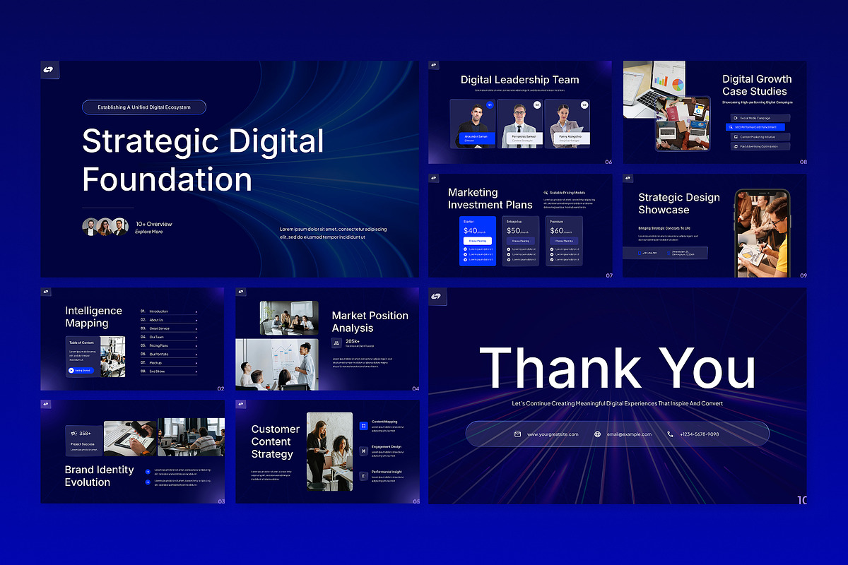 Digital Marketing Strategy Slides, a Presentation Template by Antstheme (Photo 3 of 4)