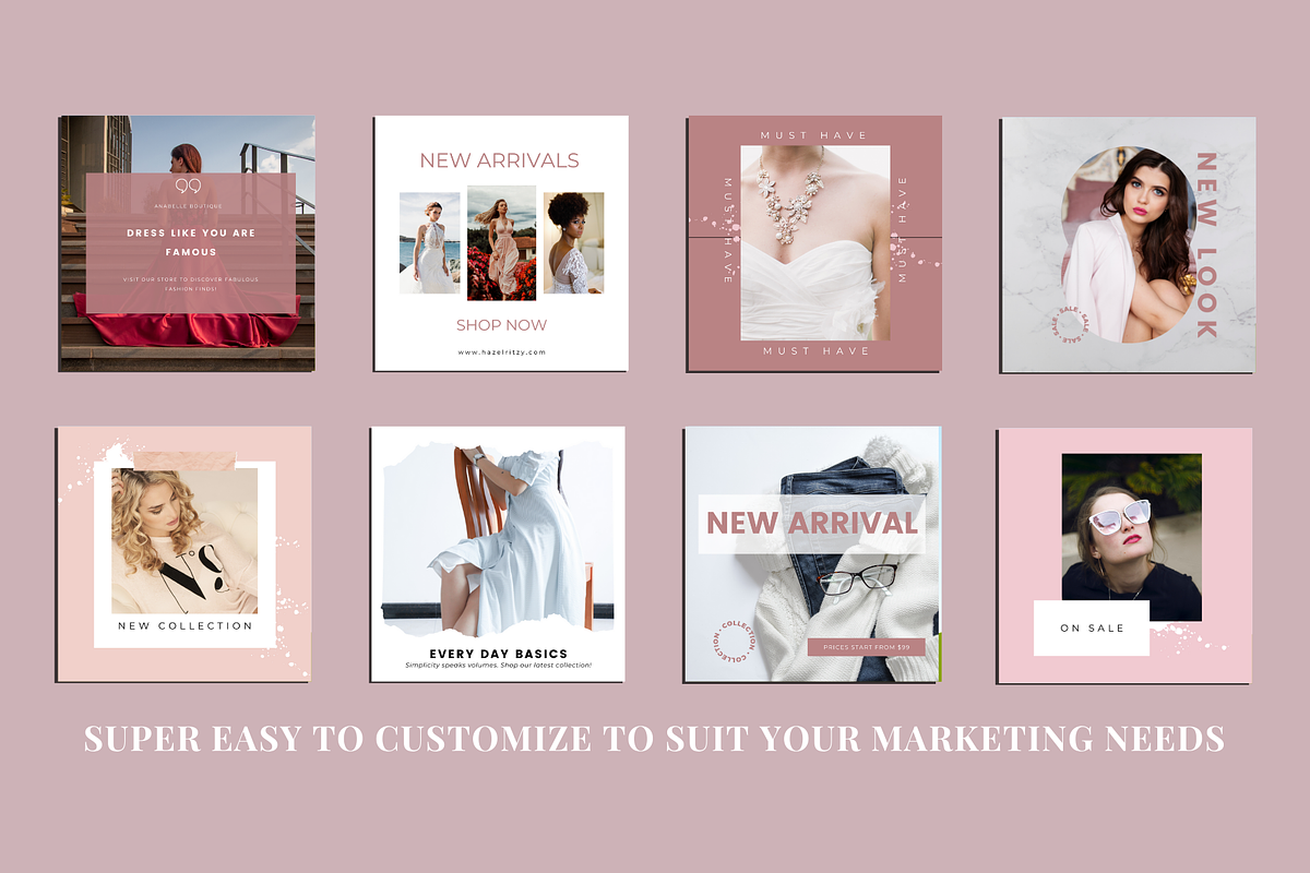 Fashion Instagram Templates, a Social Media Template by Joricreatives (Photo 4 of 4)