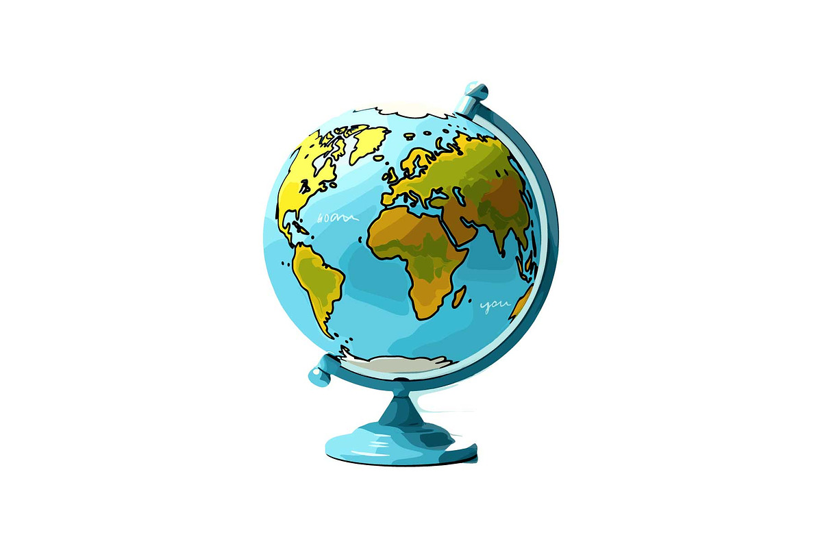 Books, Globe & Clock Clipart, an Object Graphic by Gfx_Store (Photo 16 of 16)