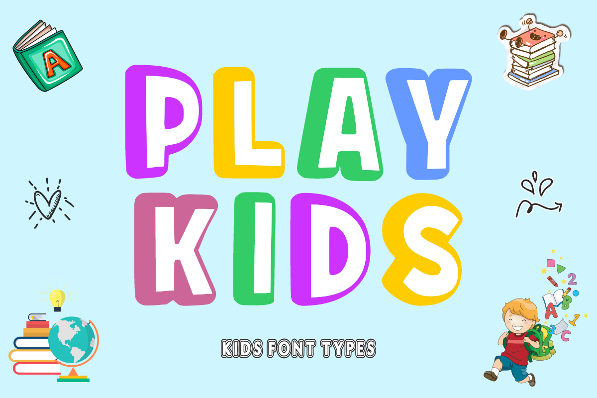 Fancy School - Playful Kids Font, a Sans Serif Font by KiddoGlyphs Studio (Photo 5 of 5)