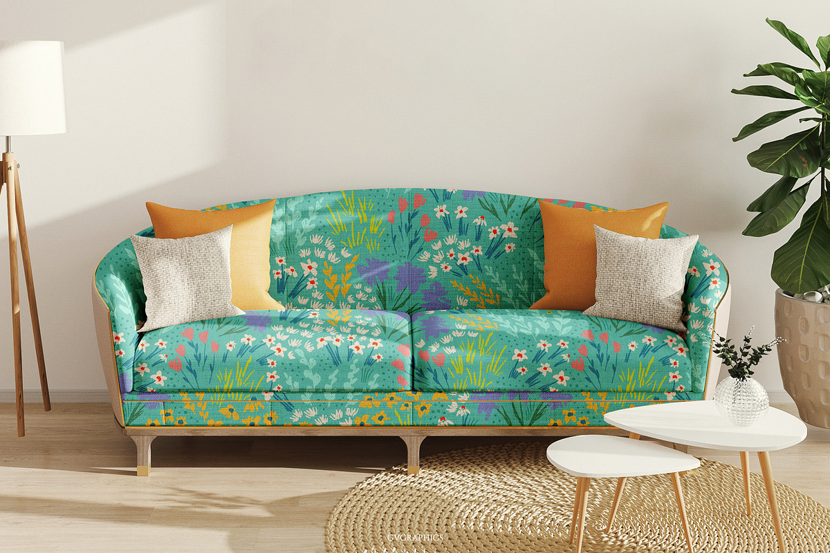 Wildflower Meadow Set, a Pattern Graphic by GVGraphics (Photo 15 of 15)