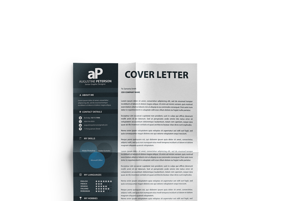 Simple Resume, a Resume Template by VladAlexandru93 (Photo 5 of 5)