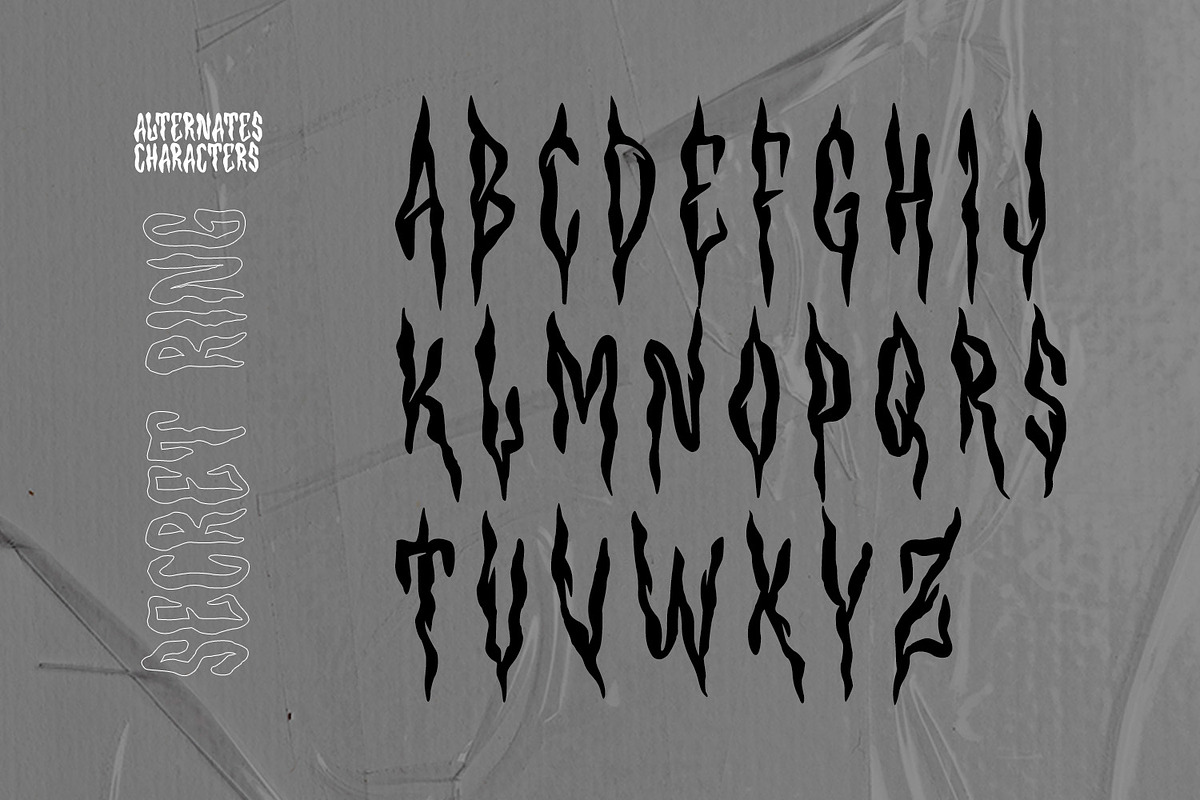 Secret Ring, a Handwritten Font by Ditatype (Photo 9 of 10)