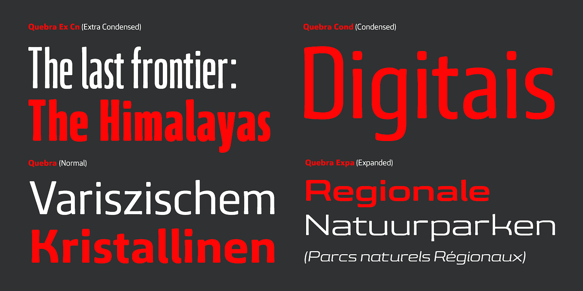Quebra, a Sans Serif Font by Vanarchiv (Photo 3 of 7)