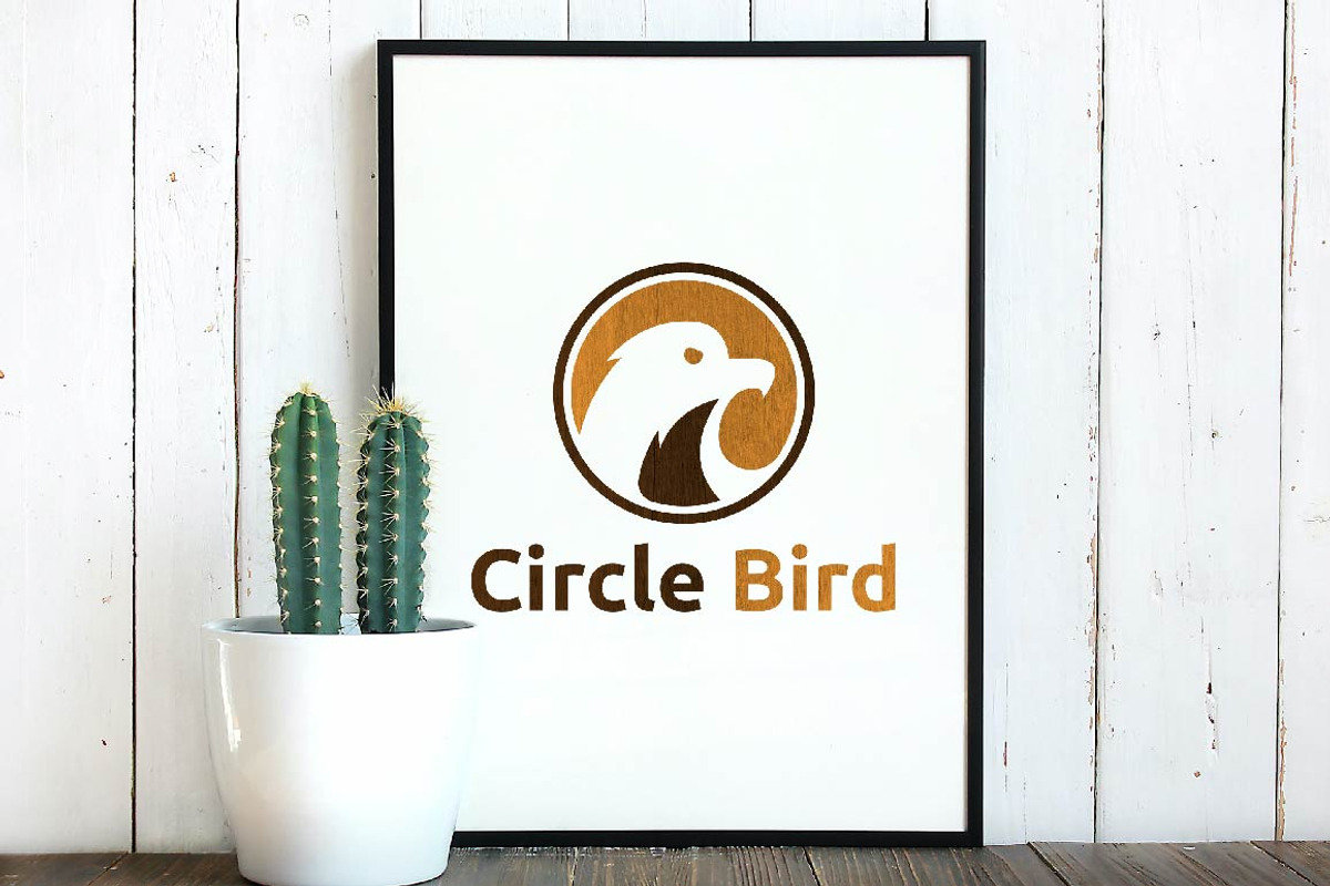 Circle Eagle Hawk Falcon Bird Logo, a Branding & Logo Template by jongcreative (Photo 3 of 3)