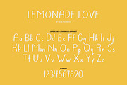 Lemonade Love, a Sans Serif Font by Muse Design Co. (Thumbnail 3 of 6)