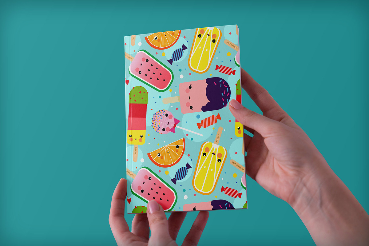 Kawaii Sweets Seamless Pattern, a Pattern Graphic by Pia Kolle (Photo 3 of 4)