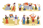 People quit smoking cigarettes set, a Healthcare Illustration by Good Studio (Thumbnail 1 of 5)