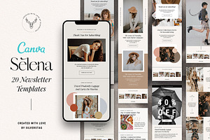 Selena - Canva Newsletter Templates