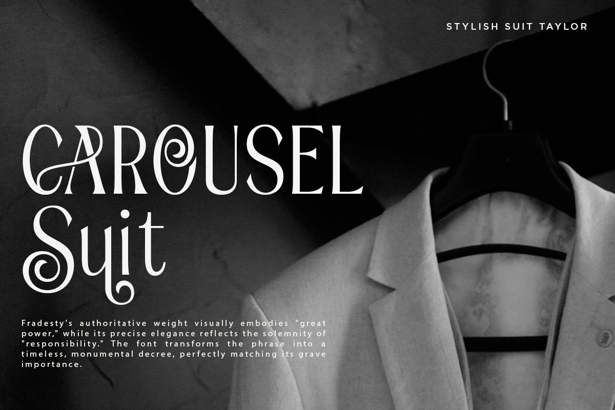 Fradesty - Luxury Serif Font, a Font by RagamKata (Photo 3 of 13)