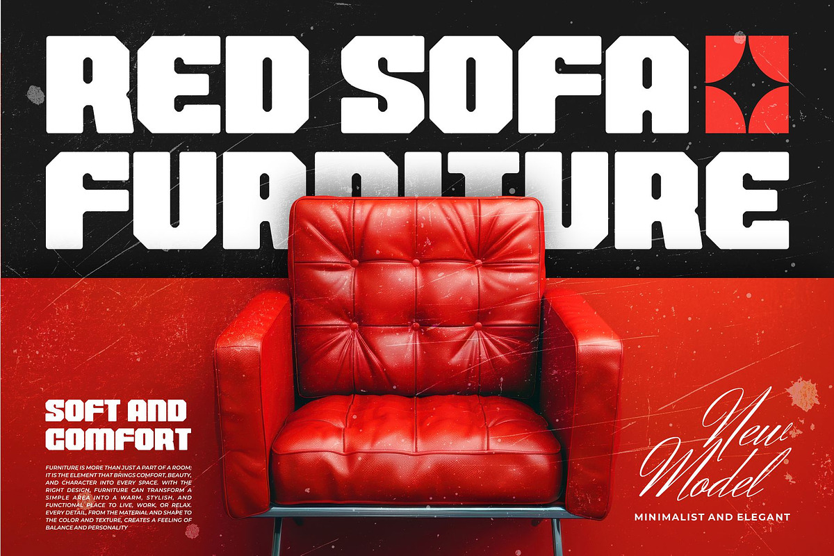 Noeva || Bold Display Font, a Sans Serif Font by Ermedia Studio (Photo 8 of 10)