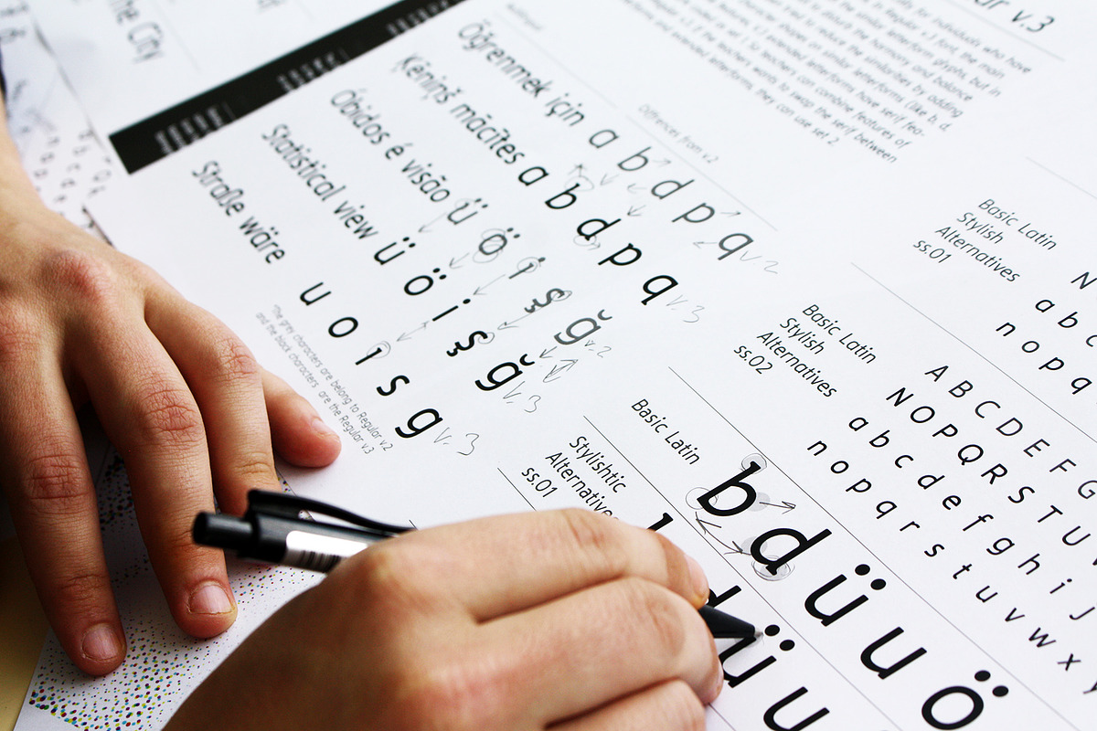 Accessible Font Version 3 preview 7
