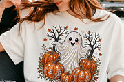 Rhinestone Ghost Halloween PNG, a Seasonal Illustration by DreamCafeArt (Thumbnail 3 of 6)