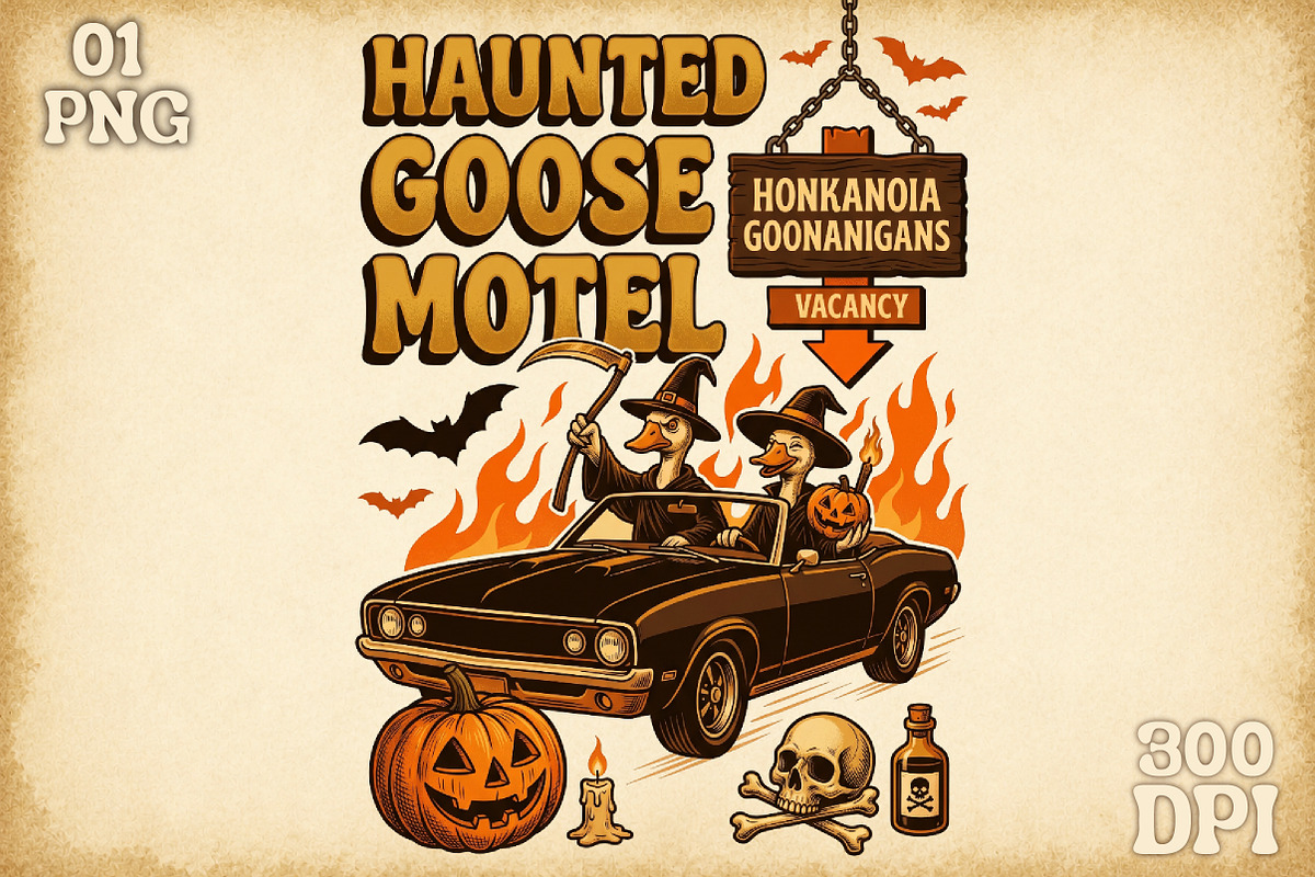 Haunted Cat Motel PNG-Spooky Black, a Work Illustration by Sublimation Artist (Photo 1 of 9)