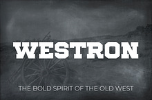 Westron Vintage Western Apparel Font