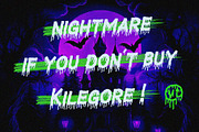 VT Kilegore - Scary Horror Font, a Sans Serif Font by ViactionType (Thumbnail 8 of 8)