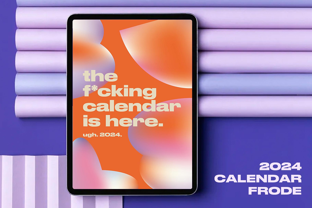 2024 Calendar | FRODE, a Stationery Template by Two Sleepy Heads Studio (Photo 1 of 4)