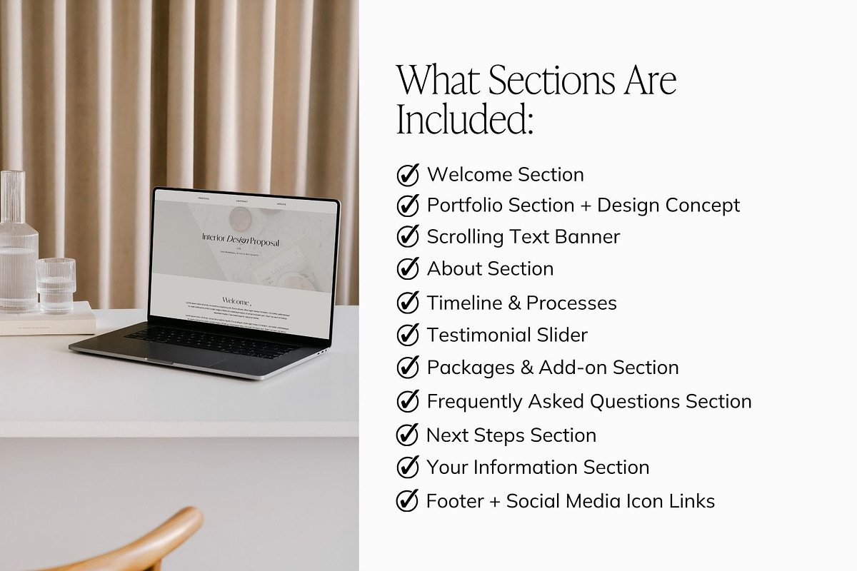 Interior Designer Dubsado Proposal, a Websites & App Template by Sarah Worboyes Designs (Photo 3 of 7)