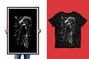 Luminous soul | T-shirt design, a Decorative Illustration by Design by sebrodbrick (Thumbnail 1 of 2)